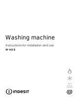 Indesit Washer/Dryer W 143 S User manual