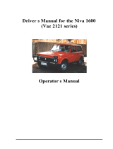 Lada Automobile VAZ2121 User manual