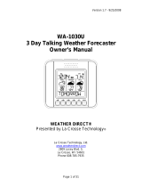 La Crosse Technology WA-1030U User manual