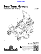 Land Pride ZT72i Accu-Z User manual