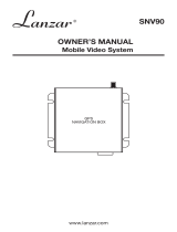 Lanzar Car Audio Car Video System SNV90 User manual