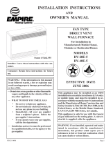 Empire DV-20E-5 User manual