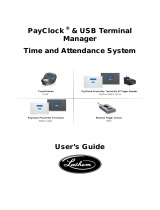 Lathem Clock PC50/60 with Finger Sensor or TSRFS User manual