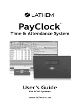Lathem PC60 User manual