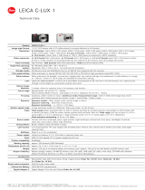 Leica Digital Camera C-LUX 1 User manual