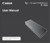 Canon imageFORMULA P-150M User manual