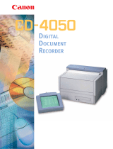 Canon Scanner CD-4050 User manual