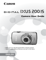 Canon Digital Camera 200 IS User manual