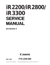 Canon IR3300 User manual