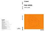 Canon Fax Machine FAX-B155 User manual