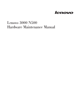Lenovo Computer Hardware 3000 N500 User manual