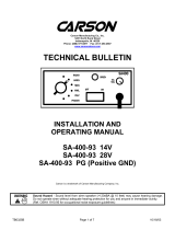 Carson SA-400-93 14V User manual