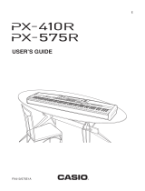 Casio PX-575R User manual