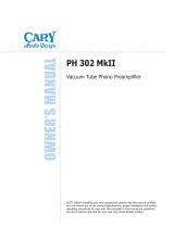 Cary Audio Design PH 302 MKII User manual