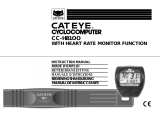 Cateye Cyclometer CC-HB1OO User manual