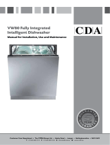 CDA Dishwasher VW80 User manual