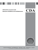 CDA Cooktop HCC570 User manual