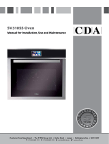 CDA Oven SV310SS User manual