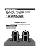 Brinkmann Electric Smoker User manual