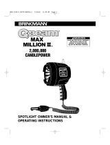 Brinkmann Work Light SpotLigth User manual