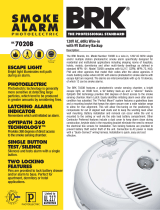 BRK Smoke Alarm 7020B User manual