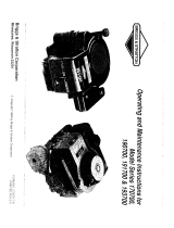 Briggs & Stratton 190700 User manual