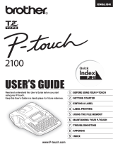 Brother P-Touch 2100 User manual