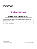 Brother Fax Machine Fax User manual