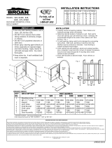 Broan 820 User manual