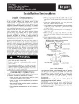 Bryant 123A User manual