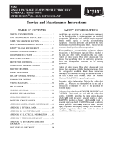 Bryant Heat Pump 548J User manual