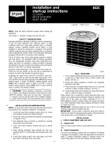 Bryant Heat Pump 663C User manual