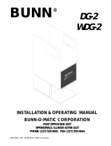 Bunn DG-2 User manual