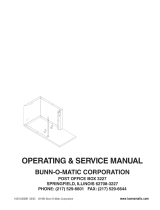 Bunn G9-2 HD-S User manual