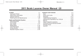 Buick Automobile 2011 Lucerne User manual