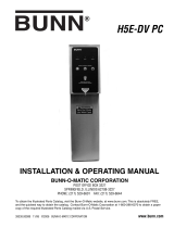 Bunn H5E-DV PC User manual