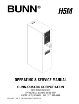 Bunn Water Heater H5M User manual