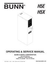 Bunn Water Heater H5E User manual