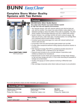 Bunn Water System EQHP-TWIN 108SP User manual