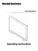 Marshall electronic V-R261-IMD-HDSDI User manual