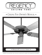 Regency Ceiling Fans Countess Series User manual