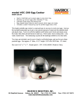 Maverick Ventures Egg Cooker EC-200 User manual