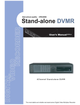 Maxtor DVR 4Channel Stand-alone DVMR User manual