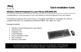 Micro Innovations Mouse KB1045LSR User manual
