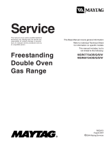 Maytag MGR6875ADB - Gas Double Oven Range User manual