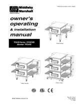 Middleby Marshall Oven PS540 (Triple) User manual