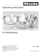 Miele Dishwasher 9255950 User manual