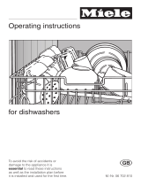 Miele Dishwasher G 1XXX User manual