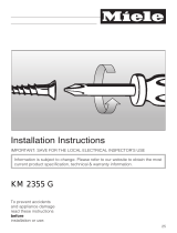 Miele KM2355 G User manual