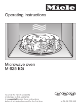 Miele Microwave Oven 06 196 550 User manual